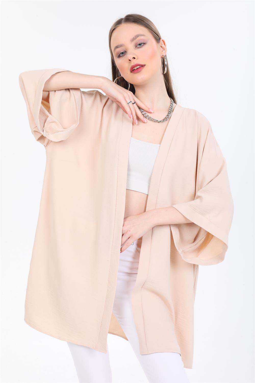 Yarım Kol Basic Kimono