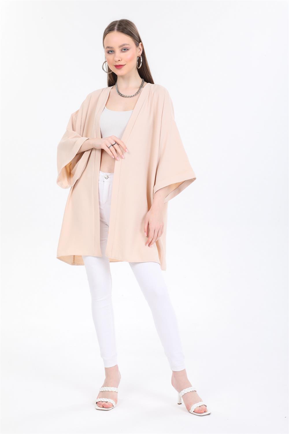 Yarım Kol Basic Kimono