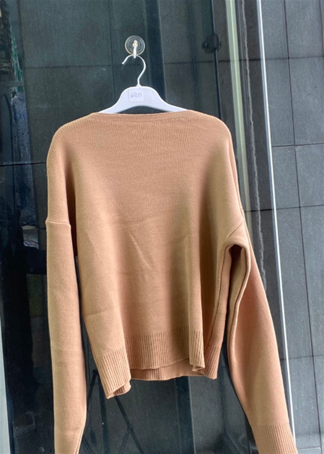 Bisiklet Yaka Basic Triko Kazak Sweatshirt